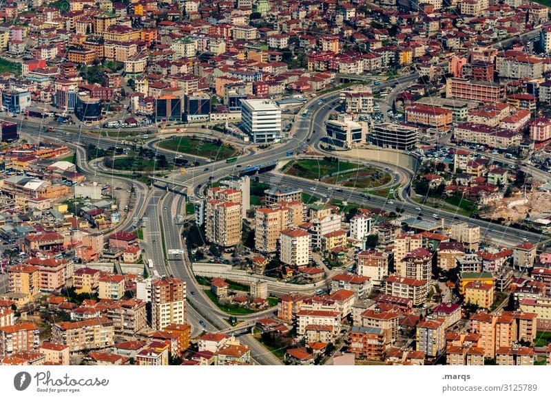 Istanbul Panorama (View) Bird's-eye view Building Downtown Town Vacation & Travel Tourism City trip Architecture Near and Middle East downtown Street
