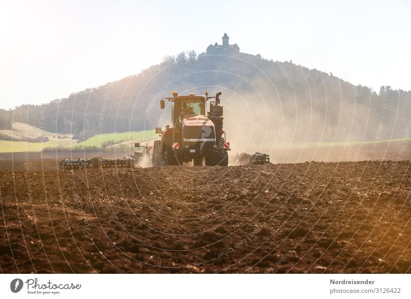 Modern agriculture Work and employment Profession Economy Agriculture Forestry Machinery Technology Advancement Future High-tech Landscape Earth Spring Summer