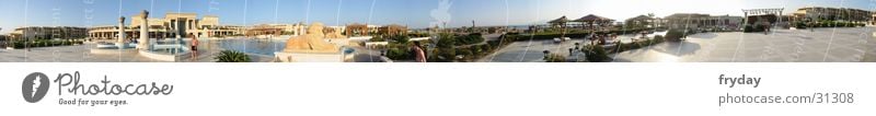 poolsite360 Panorama (View) Wide angle Swimming pool Egypt Hotel Contentment pool area Large Panorama (Format)