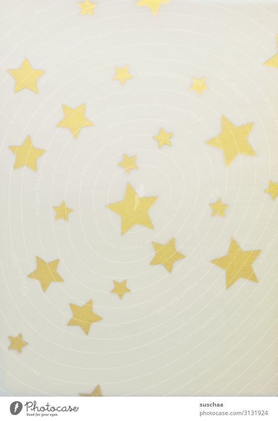 stars, shimmering through Star (Symbol) Many Simple Neutral Background Difference Delicate transparent Lighting Glimmer Blur transparent paper Bright Yellow