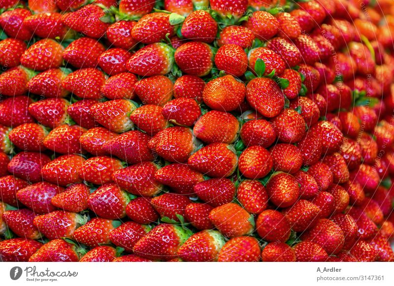 ripe strawberries in stack full Food Strawberry Nutrition Buffet Brunch Banquet Business lunch Organic produce Vegetarian diet Diet Slow food Finger food