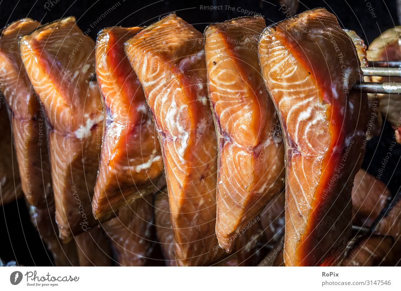 Fish in a smoking oven. Food Seafood Nutrition Eating Organic produce Lifestyle Style Healthy Healthy Eating Fitness Wellness Fishing (Angle) Economy