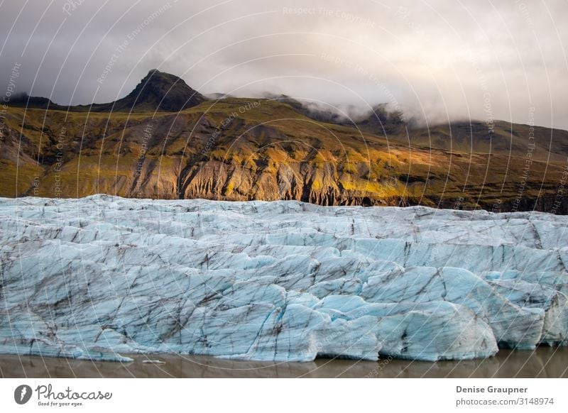 Glacier in Iceland is illuminated by sun Expedition Winter Frost Looking Hiking northern Arctic Aurora Canada borealis Alaska snow greenland lapland