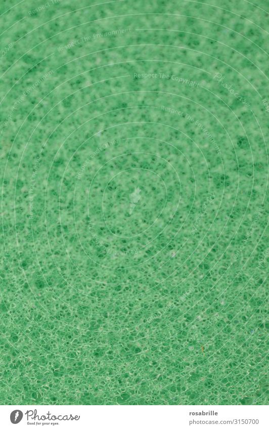 Sponge in close-up | blurred Plastic Cleaning Dirty Soft Green Conscientiously Orderliness Cleanliness Purity Arrangement Pure rinsing sponge Do the dishes