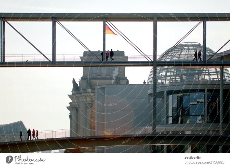 government quarter Architecture Berlin Reichstag Germany German Flag Federal eagle Capital city Federal Chancellery Parliament Government Seat of government