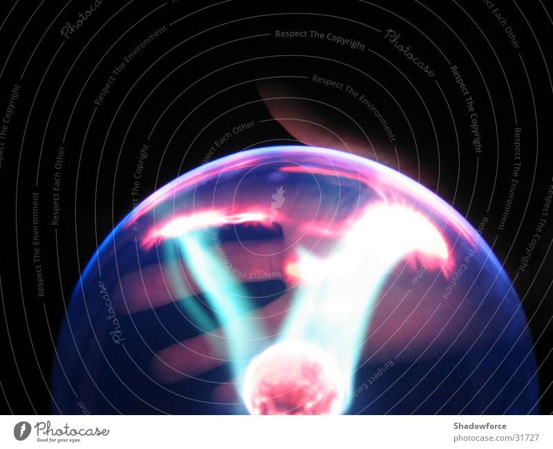 Plasmafire2 Lightning Hand Lighting Dark Lightning globe Science & Research Sphere Glass flashes of light plasma ball