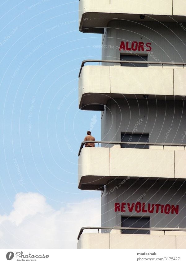 ALORS REVOLUTION - UNI BREMEN Human being Man Adults Youth (Young adults) Life 1 Bremen High-rise Manmade structures Building Architecture Academic studies