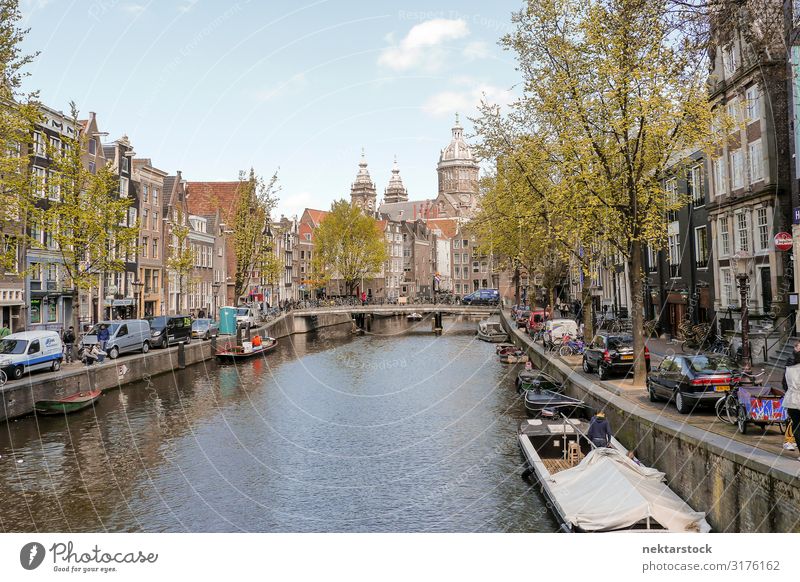 Amsterdam Canal and Waterside Architecture Lifestyle Relaxation Flat (apartment) Building Old Serene canal water residential Classic famous travel destination
