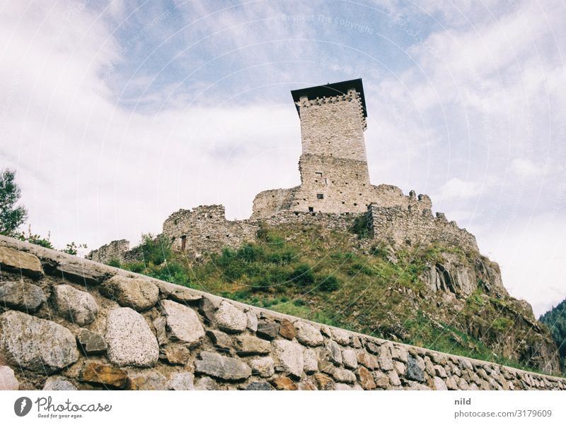 Castello di Ossana Vacation & Travel Tourism Summer ossana Trentino Castle Ruin Tower Manmade structures Building Architecture Tourist Attraction Gigantic Blue
