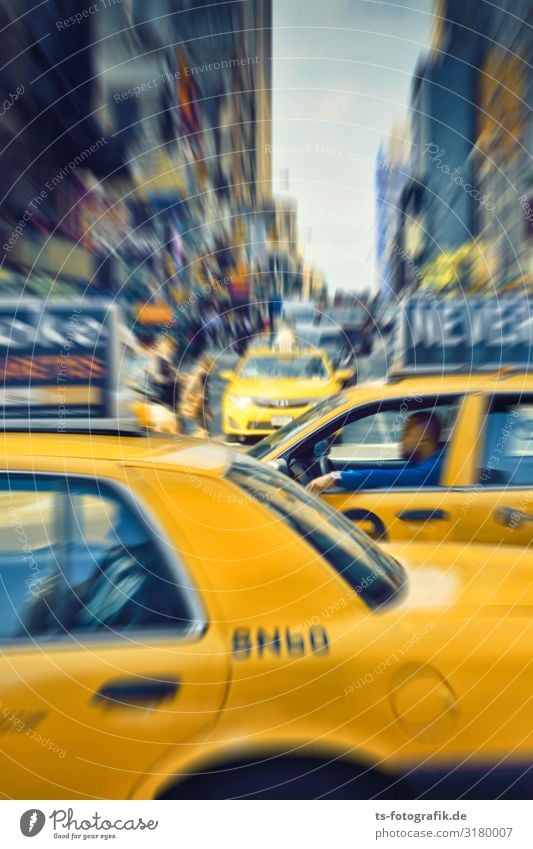 Yellow Traffic Jam, Times Square New York City USA Town Downtown Overpopulated House (Residential Structure) Places Building Architecture Tourist Attraction