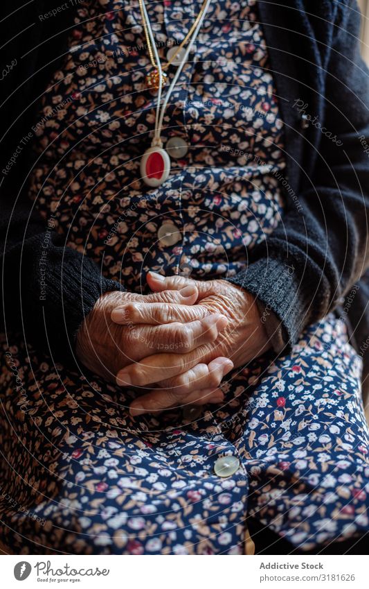 Detail of hands of an elderly woman Human being Old Hand Woman Adults Fingers Senior citizen Osteoarthritis Caucasian Healthy Lifestyle Considerate Hold Couple