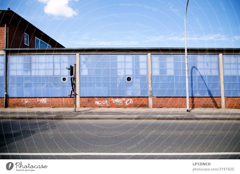 LüneBurg Luneburg Germany Outskirts Industrial plant Factory Building Wall (barrier) Wall (building) Facade Transport Means of transport Traffic infrastructure
