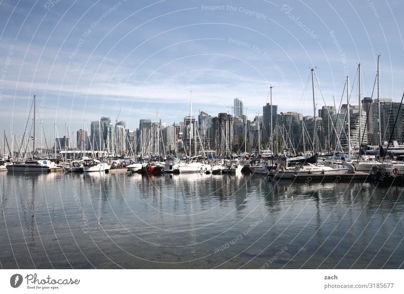Living by the water Water Coast Bay Fjord Lake Vancouver Canada Town Port City Downtown Skyline Overpopulated House (Residential Structure) High-rise