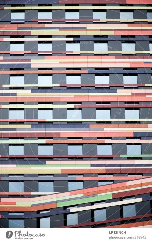 WILHELMSBURG | CIRCUS Wilhelmsburg Germany Port City High-rise Building Architecture Facade Window Work and employment Multicoloured Business Design