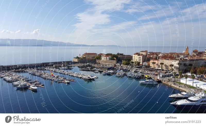 Corsica Ajaccio. France ajaccio Harbour Yacht harbour Tourism Vacation & Travel Travel photography Island Mediterranean sea