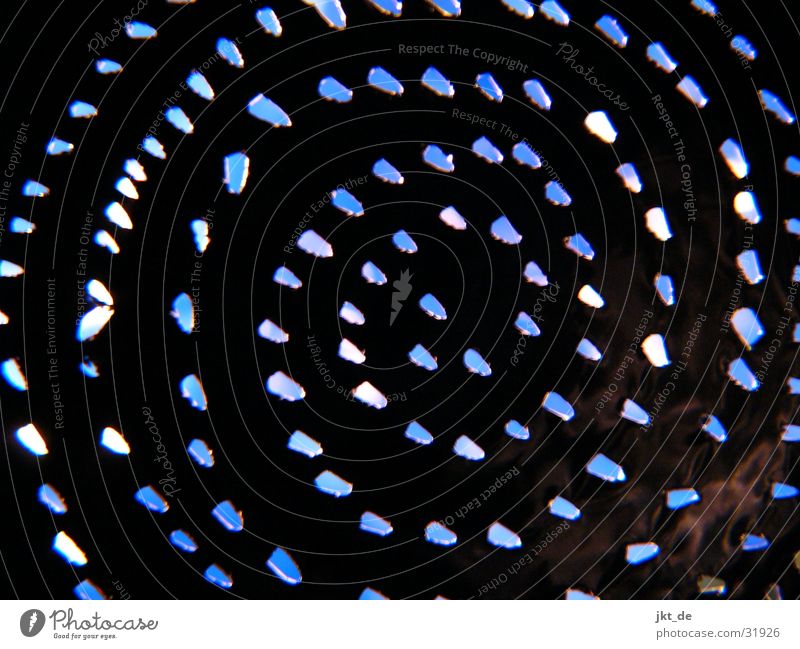 O.T. Spiral 1 blue Black White Blue Experimental Sky
