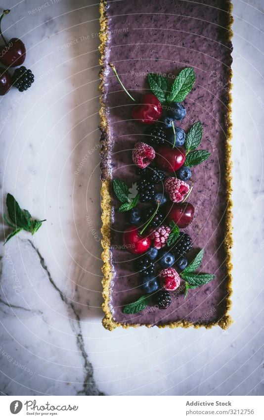 Fresh blueberry pistachio cake with whole berries on top appetizing tasty cherry raspberry blackberry dessert food homemade sweet delicious fresh gourmet