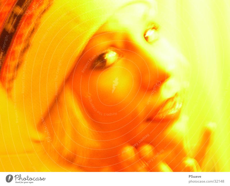 lexa Blonde Cap Yellow Beautiful Woman close Eyes