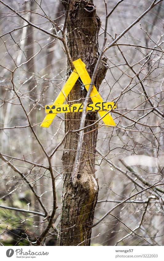 A how to watch out Nuclear Power Plant Wood Sign Characters Signs and labeling Observe To talk Threat Rebellious Brown Yellow Warn Testing & Control
