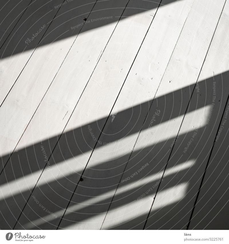plank floor Floorboards Gray Tilt Light Shadow Deserted
