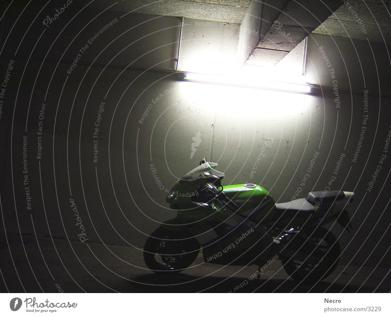 bike Motorcycle Machinery Garage Cold Dark Transport