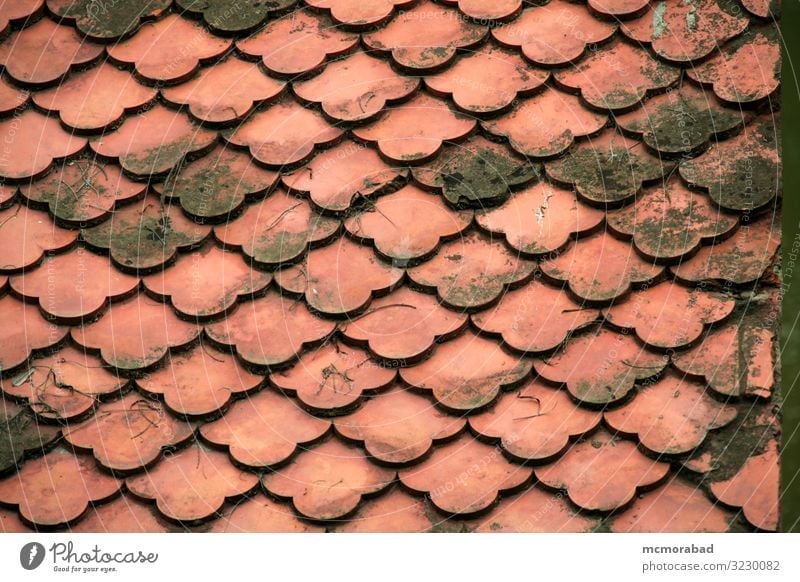 Red Roof Tiles Design Beautiful Arrangement configuration Repeating replicating geometric attractive stunning striking fine-looking Lovely pleasing Charming