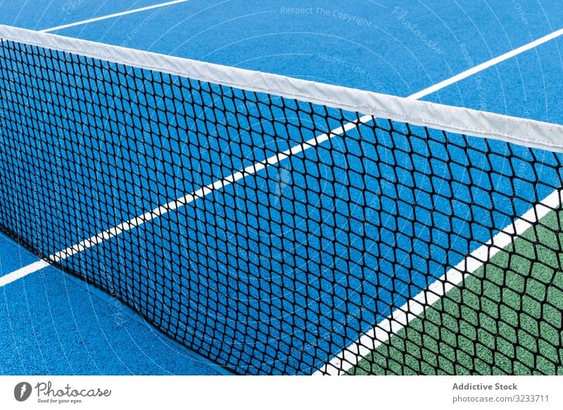 Blue Tennis court no people color abstract active activity athletic background blue colorful competition concept empty space exercise game health healthy