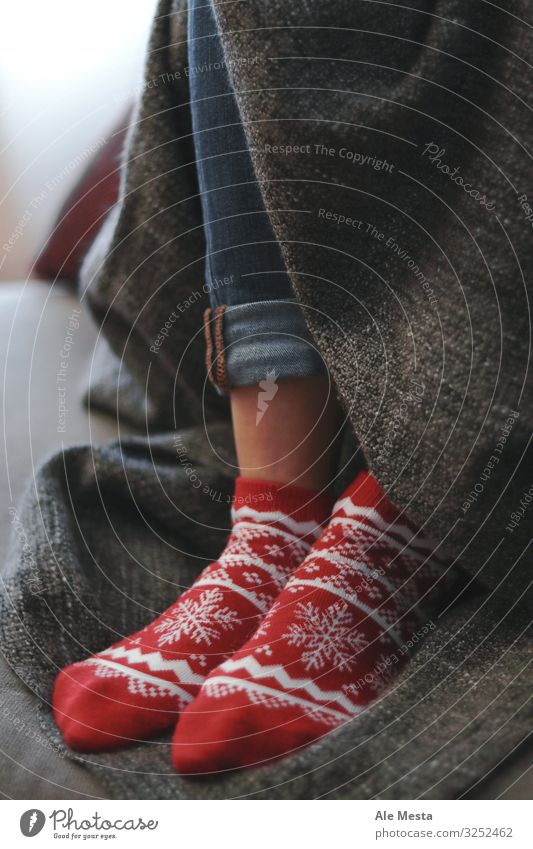 Cozy christmas socks - a Royalty Free Stock Photo from Photocase
