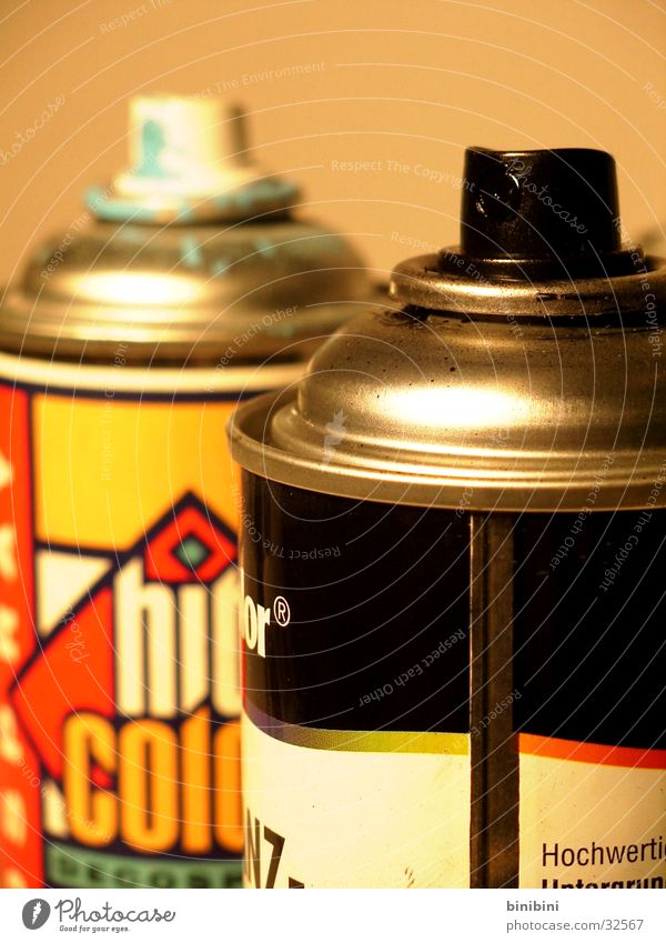 Spray can2 Multicoloured Tin Style Photographic technology Colour Graffiti