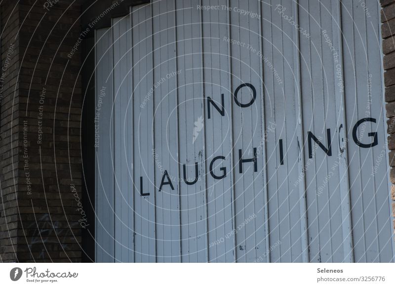 No laughing sign Laughter Warn Signage laugh. smile Optics Garage Prohibition sign Bans