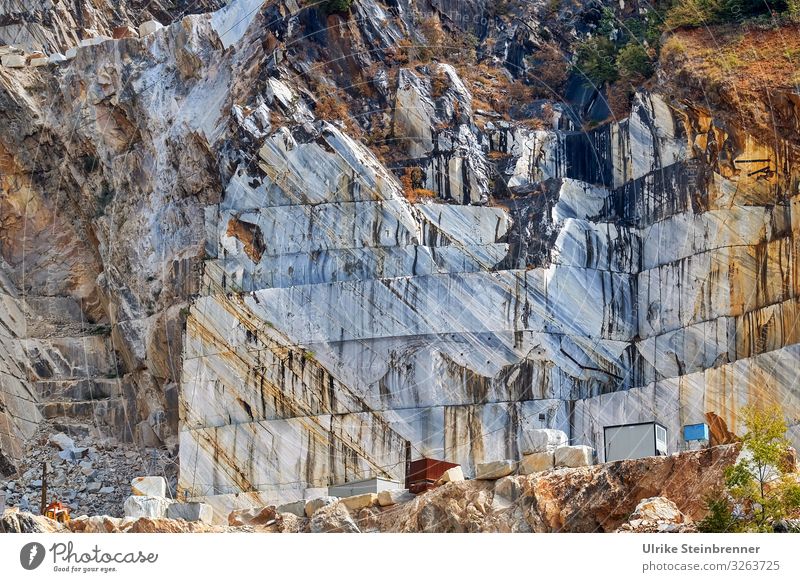 Marble quarrying in Carrara Vacation & Travel Tourism Trip Adventure Nature Landscape Spring Summer Rock Alps Mountain apuan alps Apennines Italy Tuscany Europe