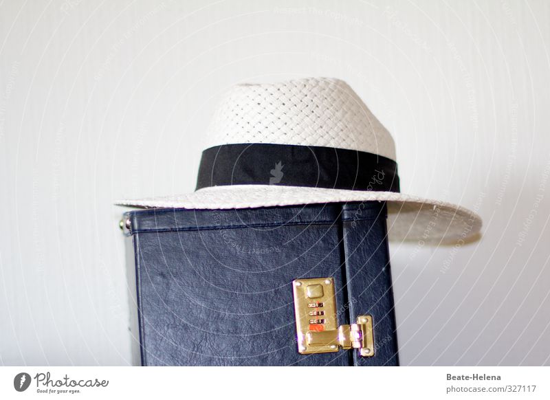 I'll be off. Lifestyle Elegant Style Leisure and hobbies Vacation & Travel Tourism Trip Summer vacation Music Fashion Accessory Suitcase Hat Relaxation