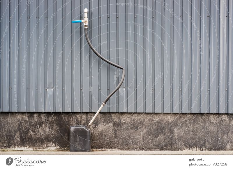 Rømø | Refuel. Wall (barrier) Wall (building) Facade Blue Gray Contentment Competition Mobility Arrangement Perspective Logistics Canister Hose Line Graphic Tap