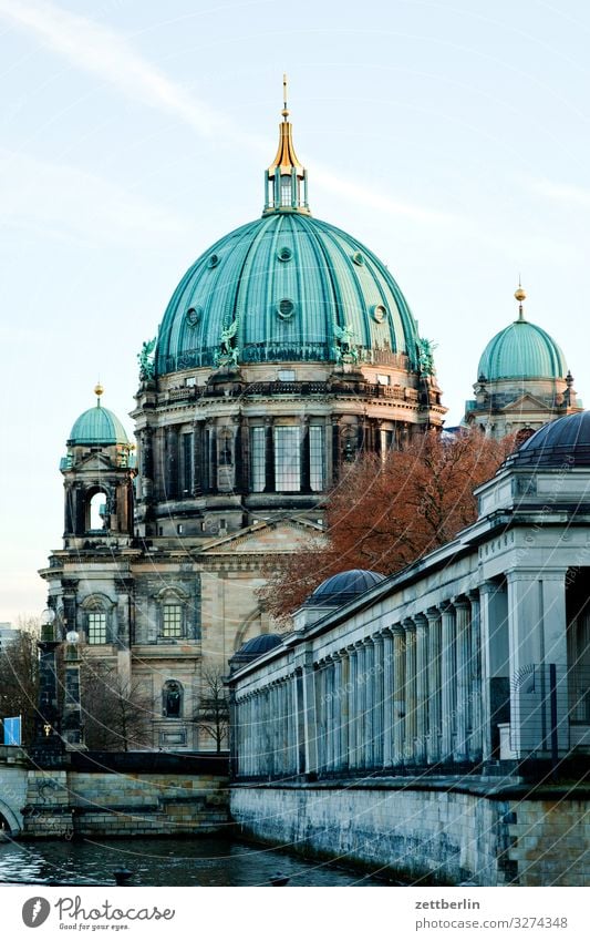 Berlin Cathedral Architecture Oberpfarrkirche zu Berlin City Germany Dome Capital city Sky Heaven Downtown Religion and faith Church Christianity Catholicism