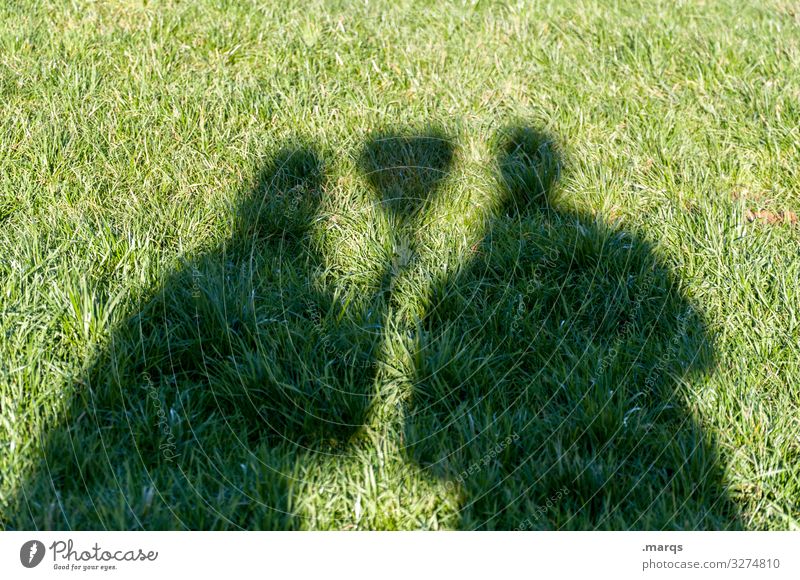 You and me Shadow Meadow Love Heart Couple Lovers relation Together Relationship Emotions Romance Trust Infatuation Partner Affection Beautiful weather