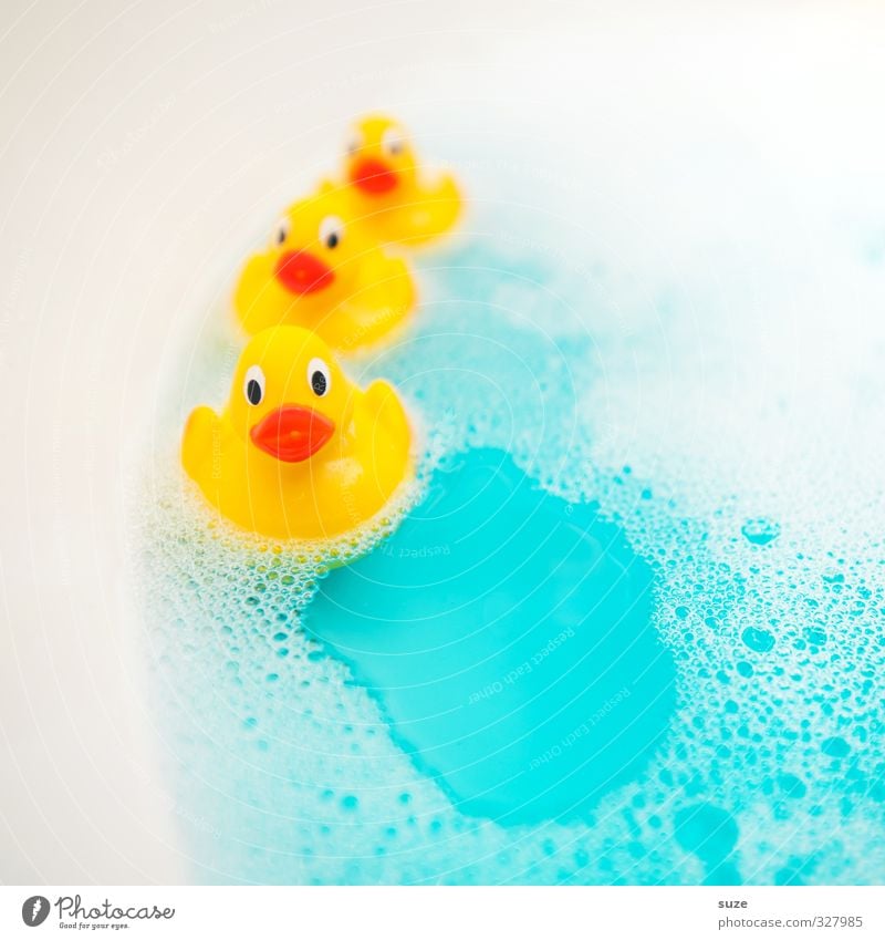 At the Wannensee Design Joy Swimming & Bathing Leisure and hobbies Playing Bathtub Bathroom Child Family & Relations Infancy Toys Squeak duck Friendliness