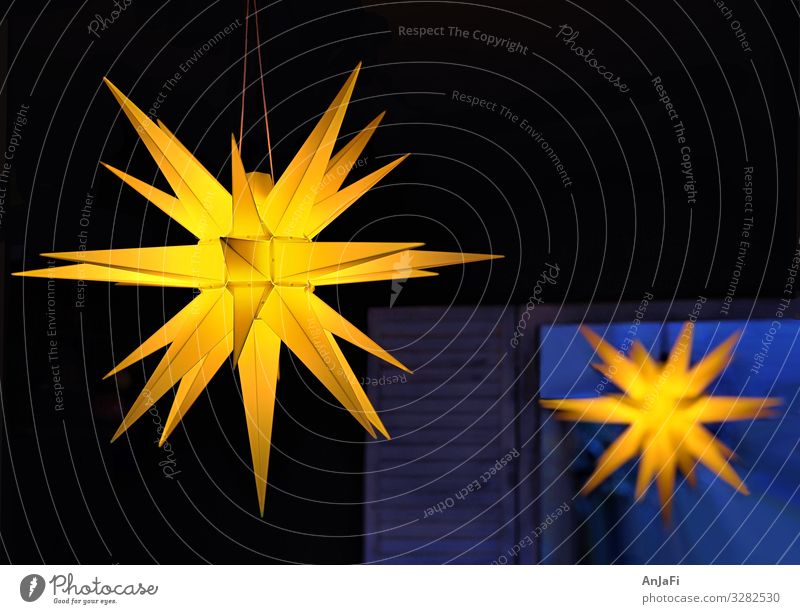 herrnhuter star Art Sculpture Decoration Sign Emotions Moody Contentment Anticipation Hope Belief Religion and faith Colour photo Exterior shot Detail