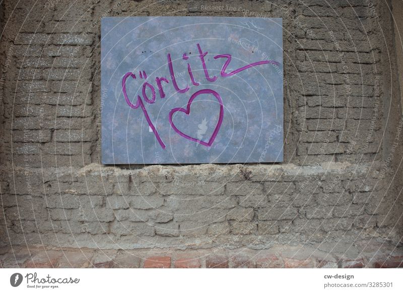 Expression of love - Görlitz with heart goerlitz Heart Heart-shaped Sincere Heartrending heart-shaped Characters Love Colour photo Infatuation Sign