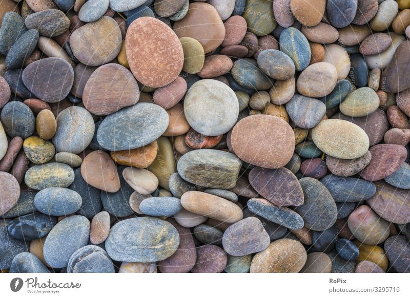 Pebble pattern on a scottish beach. Style Wellness Senses Relaxation Meditation Leisure and hobbies Vacation & Travel Tourism Beach Ocean Art Environment Nature