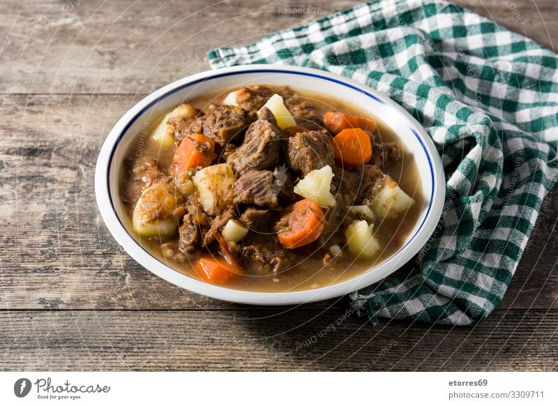 Irish beef stew with carrots and potatoes Irishman Beef Stew Food Healthy Eating Food photograph Carrot Potatoes Meat recipe Tradition Dish st patrick' day
