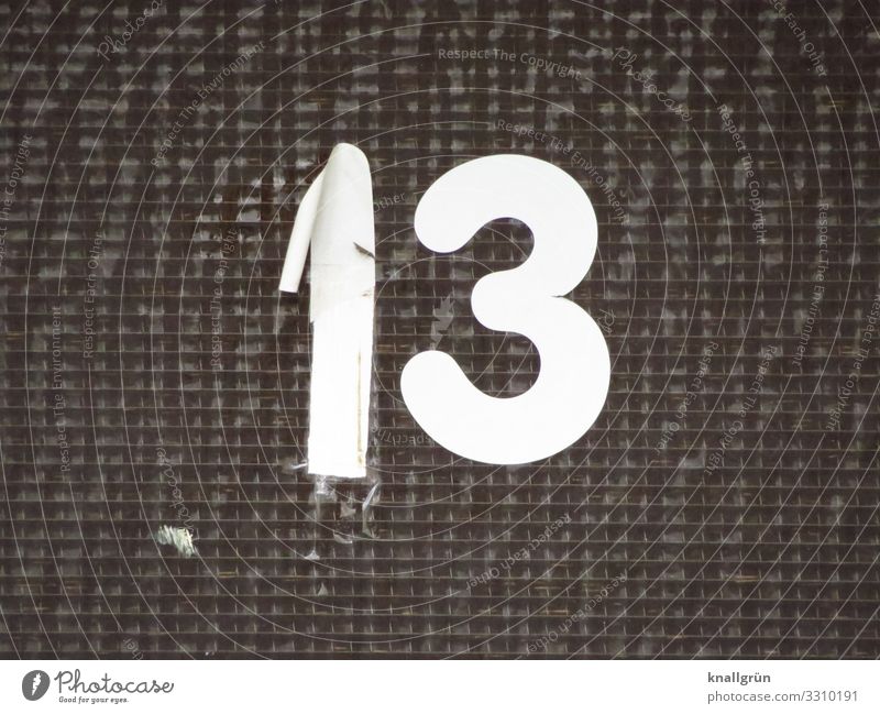 13 Label Digits and numbers Communicate Broken Black White Town House number wire glass Window pane Black & white photo Exterior shot Deserted Copy Space left