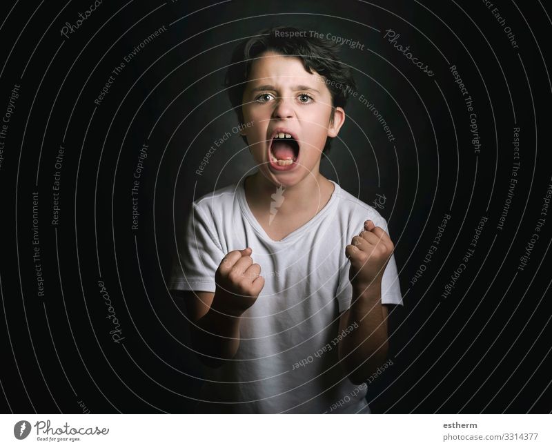 angry boy Human being Masculine Child Family & Relations Infancy 1 8 - 13 years Fitness Scream Sadness Aggression Crazy Anger Concern Pain Loneliness Dangerous