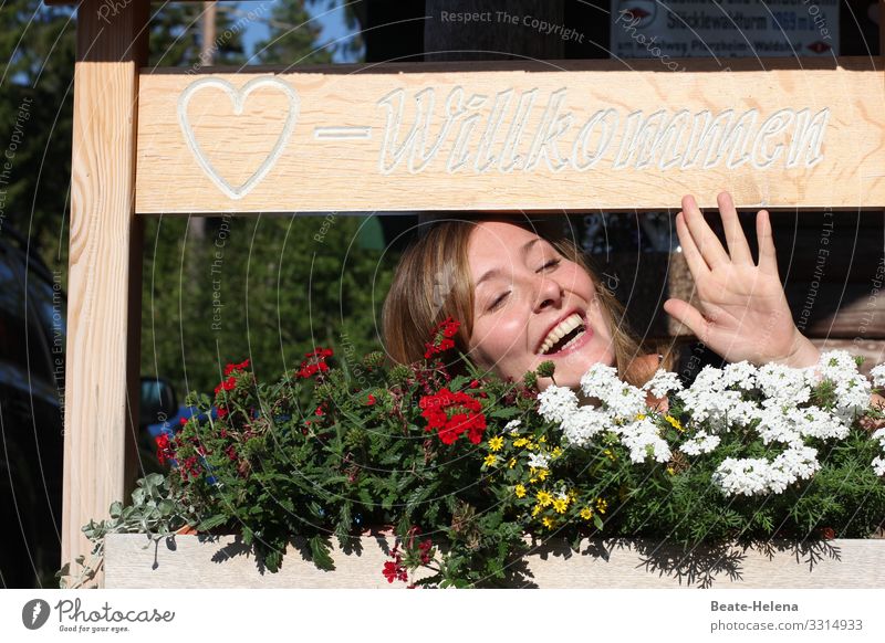 Welcome the spring Early spring Welcome to Blossom Woman Young woman Wave Feminine Joy Youth (Young adults) Exterior shot Happy portrait Happiness