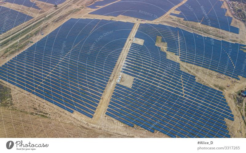 photovoltaic park in Guillena Spain Solar Power Solar cell Technology Science & Research High-tech Energy industry Renewable energy Industry Environment Nature