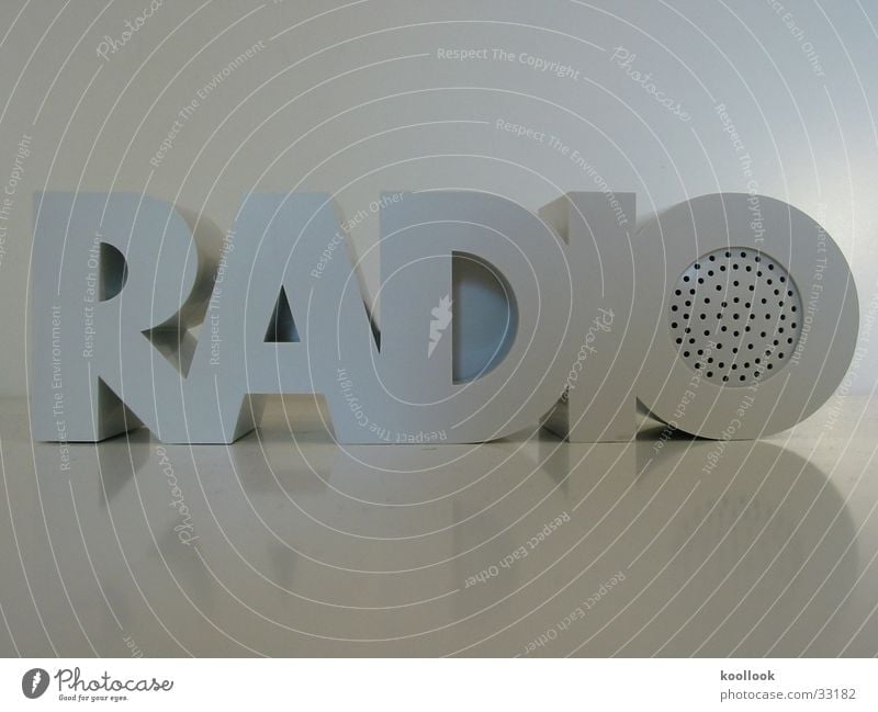 RADIO RADIO White Seventies Retro Things Design Obscure Music Sound Radio (broadcasting)