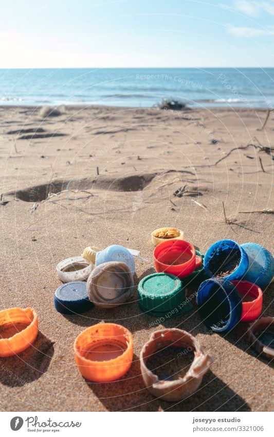 Plastic plugs collected on the beach. Beach Ocean activism acts Awareness challenge Clean Coast Education Environment Free Future Trash micro Movement Nature