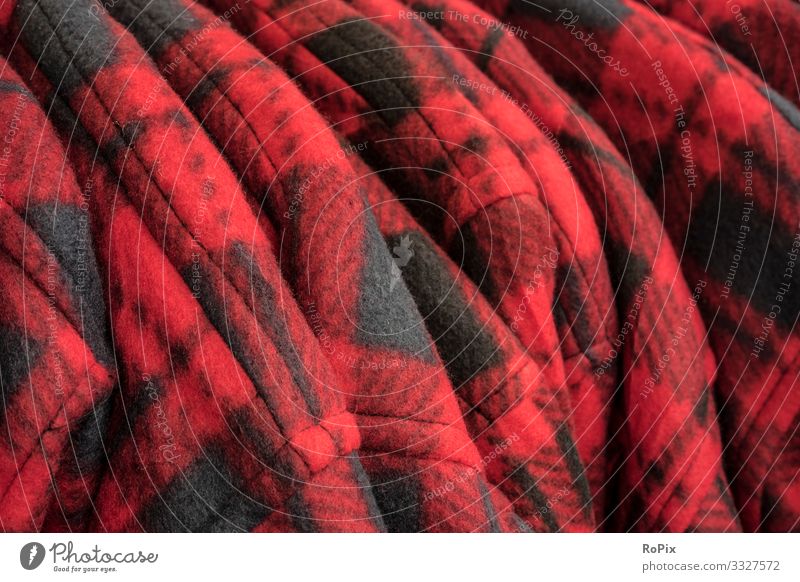 Lumberjack jackets... Jackets Checkered garments textile twine Colour Red Sewing Art manner dresses Retail sector clothes Infancy Creativity Tailor free time