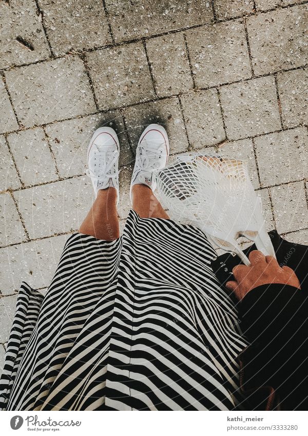 Zebra goes shopping Lifestyle Shopping Leisure and hobbies Dress Sneakers Going Friendliness Happiness Fresh Healthy Sustainability Curiosity Athletic Black