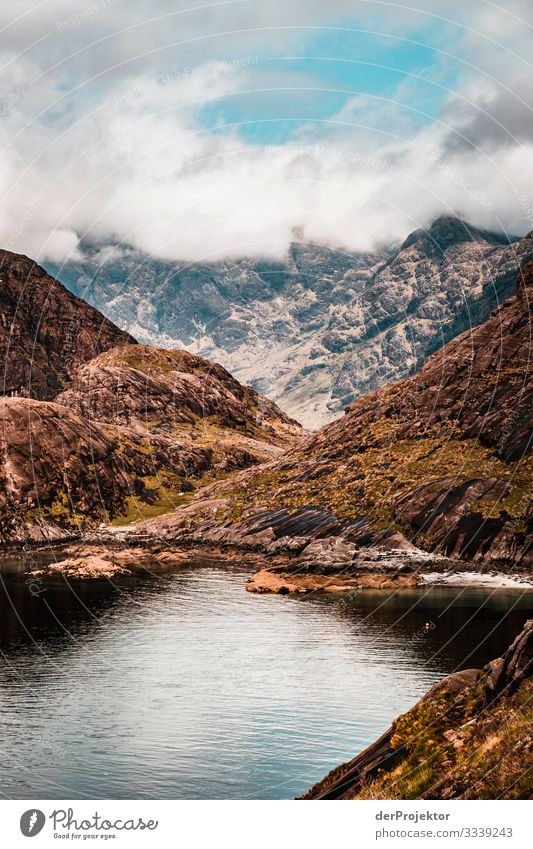 Loch Coruisk on the Isle of Skye Vacation & Travel Tourism Trip Adventure Far-off places Freedom Mountain Hiking Environment Nature Landscape Plant Animal
