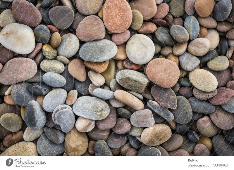 Pebble background on a scottish beach. Lifestyle Style Design Wellness Relaxation Leisure and hobbies Vacation & Travel Tourism Sightseeing Summer Beach